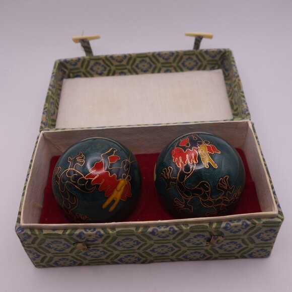 Dragon Chime Baoding Balls with Box - Picture 1 of 13